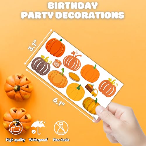 Pumpkin Temporary Tattoos 10 Sheets 100 PCS