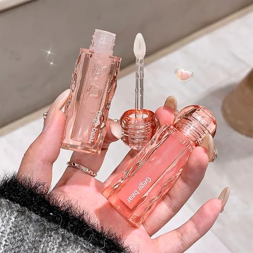 3-Piece Hydrating Lip Oil Gloss Set - Long-Lasting Moisturizing Lip Care