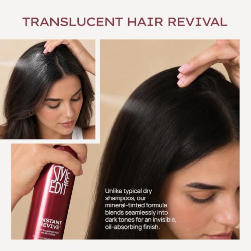 STYLE EDIT Instant Revive™ Tinted Dry Shampoo for Dark Hair - 6.8 oz