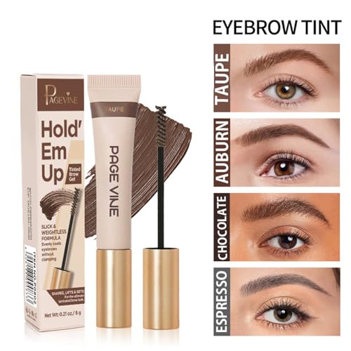Waterproof Eyebrow Gel with Precision Pencil - Chocolate