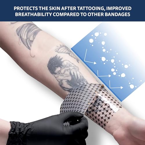 Waterproof Tattoo Aftercare Bandage - Latex-Free Healing Patch