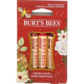 Burt's Bees Kissable Color Holiday Gift Set, 3 Lip Shimmers in Gift Box, Warm Collection in Peony, Fig & Rhubarb