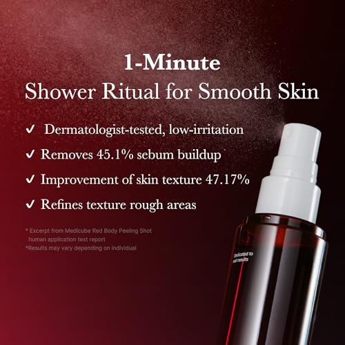 Medicube Red Body Peeling Shot - AHA BHA Exfoliating Spray 3.88oz