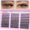 Yawamica Natural Lash Clusters 8-14mm CC Curl DIY Eyelash Extensions