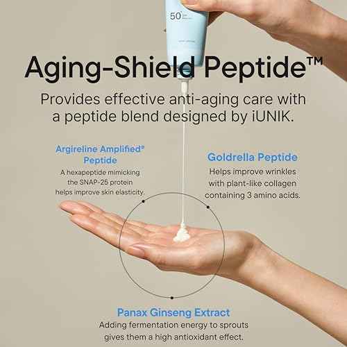 IUNIK Beta-Glucan Water Barrier Moisture Daily Sunscreen Matte & No White Cast SPF 50+ PA++++ Vegan Lifting & Plumping Moisturizing Daily Sun Cream for Dry Oily Sensitive Skin Korean Skincare