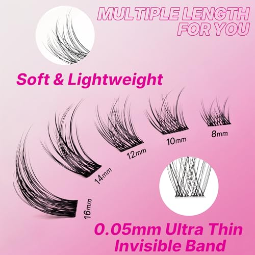 VEYESBEAUTY Lash Clusters Kit - DIY Eyelash Extensions