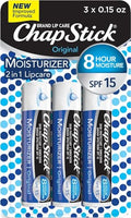 ChapStick Moisturizer Original Lip Balm Tubes SPF 15 - 3 Pack