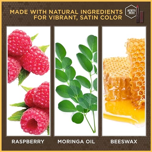 Burt's Bees 100% Natural Moisturizing Lipstick in Ruby Ripple