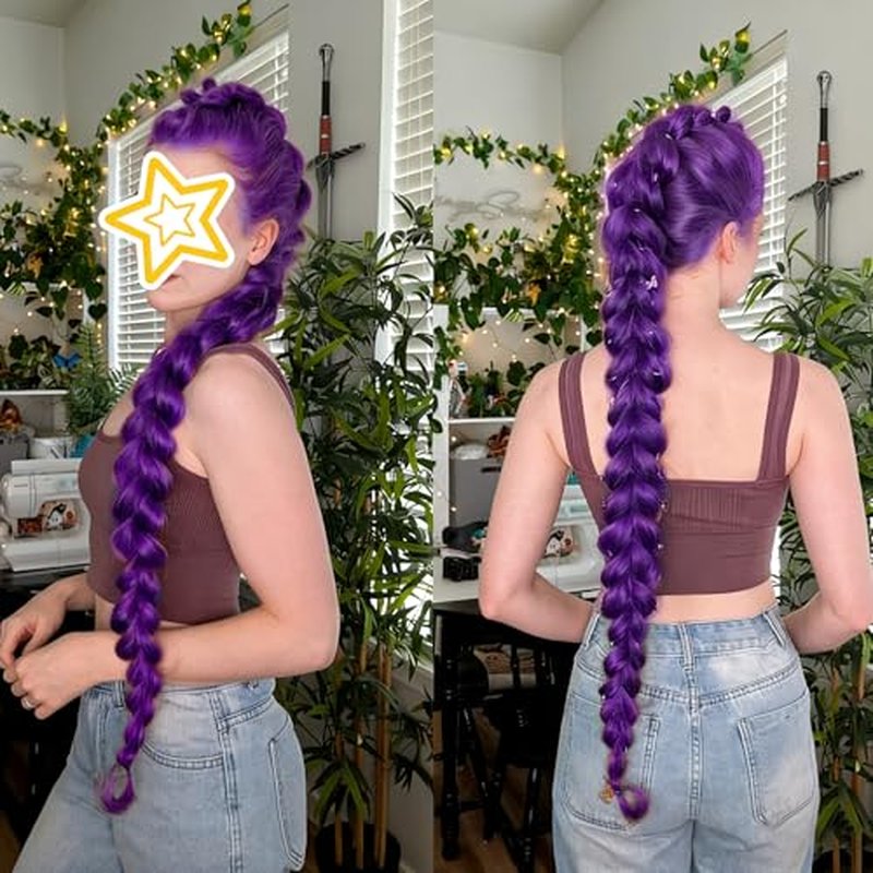 Temporary Purple Hair Spray - Washable Fast-Drying Color for All