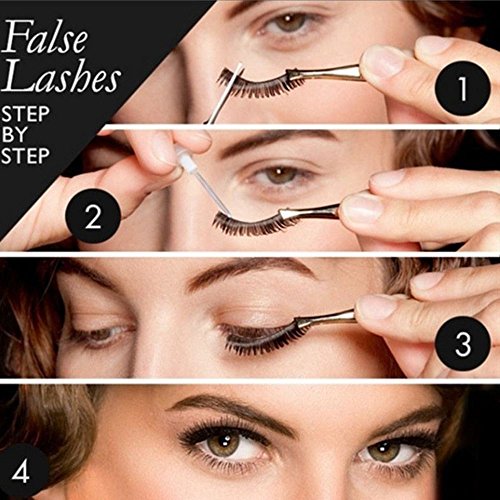 FEITA 8D Faux Mink False Eyelashes - 5 Pairs Dramatic Volume