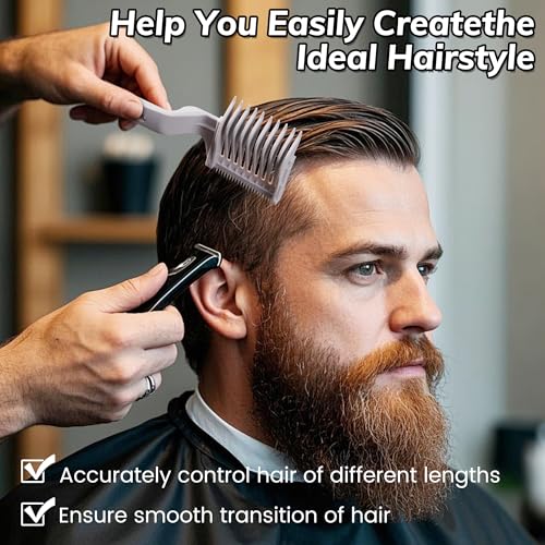 4-in-1 Detachable Fade Comb Set for Hair Clippers
