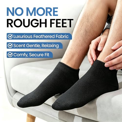Silicone Moisturizing Socks for Dry Cracked Feet - Size 12