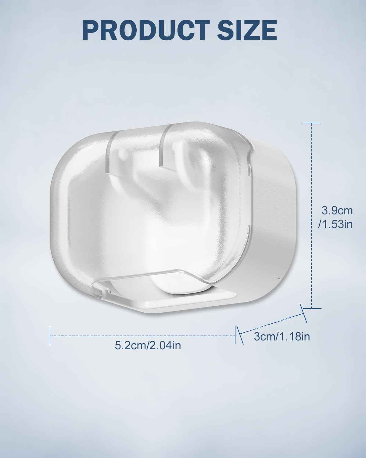 BEZOX Wall Mounted Razor Holder (2-Pack) – Auto-Closing Dust Cover, No-Drill Adhesive Mount Razors Hanger for Shower & Bathroom – Sleek Razor Stand for Men, Safety Razor Organizer with Secure Hooks