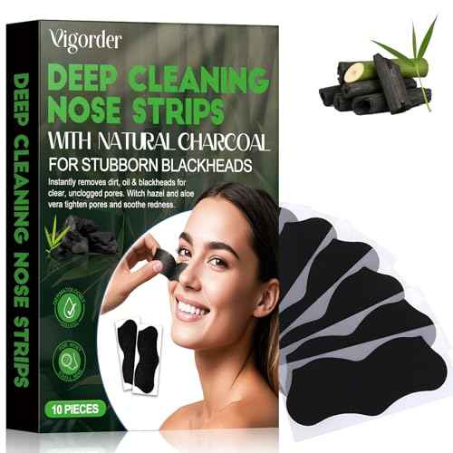 Blackhead Remover Strip, Nose Strips Blackhead Remover, Deep Cleansing & Oil Control, Ideal for All Skin Types (10 Pack)