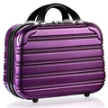 14-Inch Makeup Train Case Hardshell PC+ABS Travel Cosmetic Organizer, Makeup Storage Box for Toiletry Durable Portable Gifts for Women.