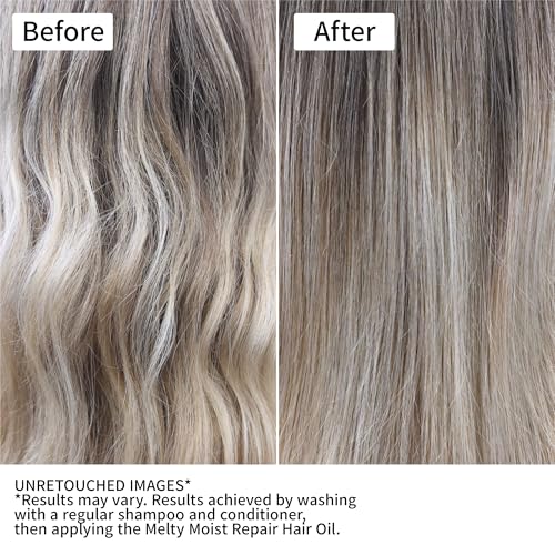 [3.4 Fl Oz] & honey Melty Moist Repair Hair Oil 100mL – Sulfate-Free Frizz Control with Argan & Honey