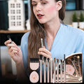 10-in-1 Makeup Brushes Kit - Skin-Friendly Cosmetic Tools