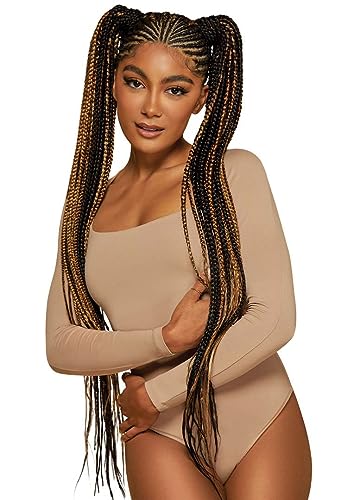 Outre X-Pression Pre-Stretched Braid 42" 3X Off Black (2 Pack)