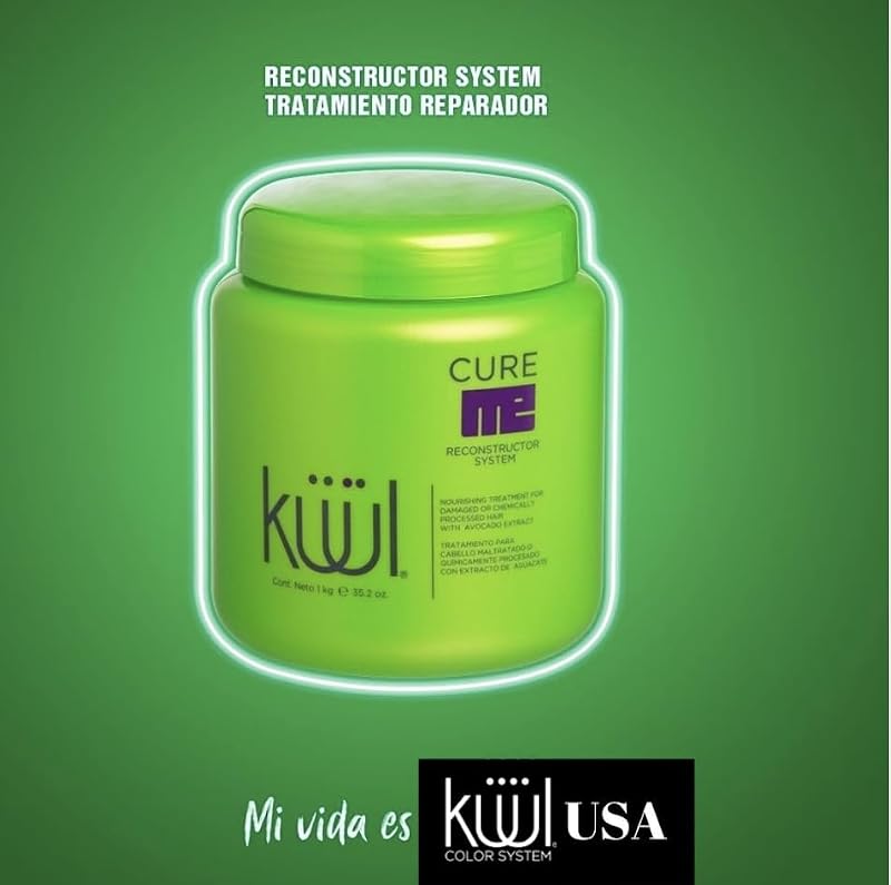Kuul Cure Me Avocado Hair Reconstructor Treatment - 35.2 oz