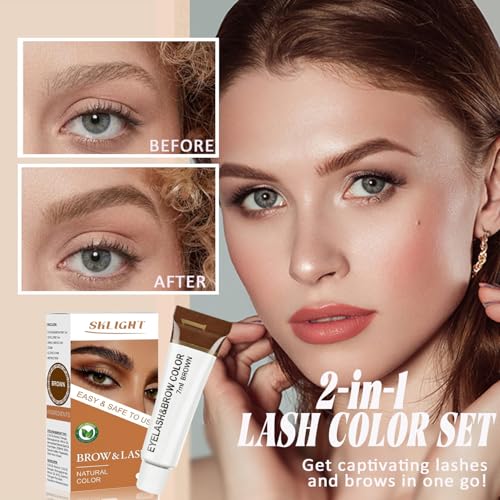 Brown Lash & Eyebrow Color Kit - 2 Week Lasting