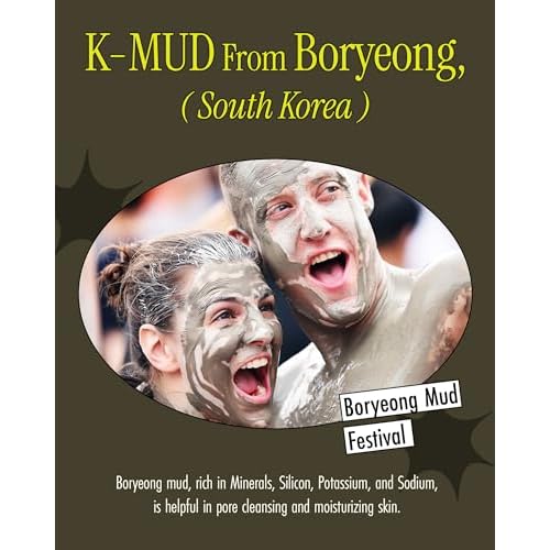 BRMUD Relief Mud Pack to Foam Cleanser - 2-in-1 Purifying & Hydrating Korean Foaming Clay Mask Facial Cleanser for Pore & Sebum Control - Makeup Cleansing Face Wash Korean Skincare (3.71 fl oz)