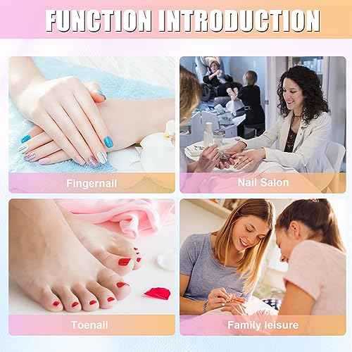 Professional Electric Nail Drill Machine for Acrylic Nails, 35000 RPM Electric Nail File Tool Set, Portable E-File Rechargeable Manicure Pedicure Polish Kit for Home Salon Tech (Heart Sunset Gold)