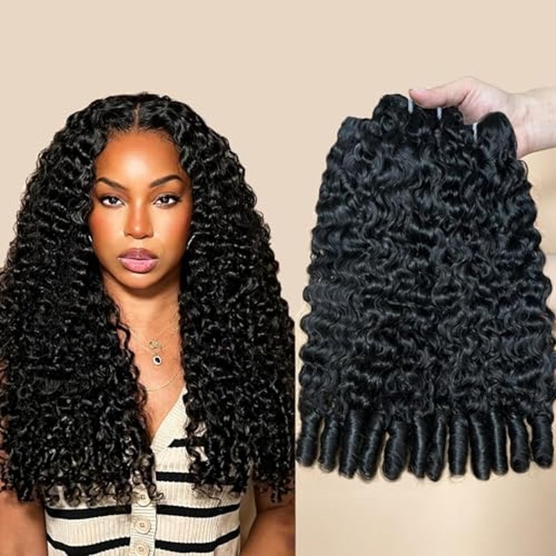 Burmese Curly Hair Bundles - 3Pcs 12A Virgin Hair, Natural Black