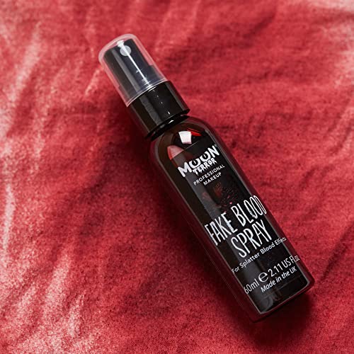 Pro FX Fake Blood Spray by Moon Terror | 60ml x3 | SFX Make up for Halloween Vampire Zombie Theatre | Special Effects Make up