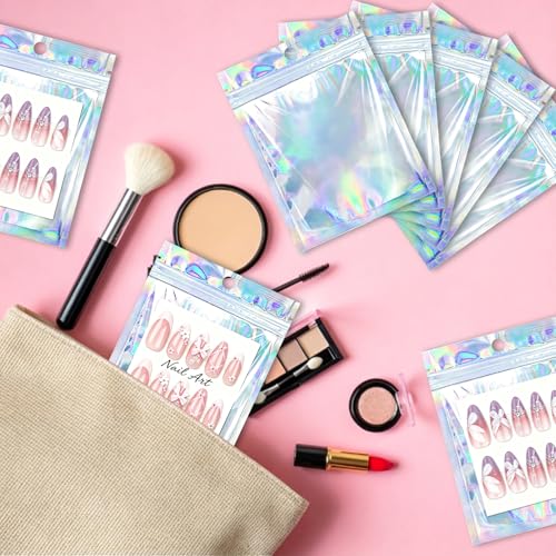 Press On Nail Packaging Kit - 100 Bags, 100 Cards & Tapes
