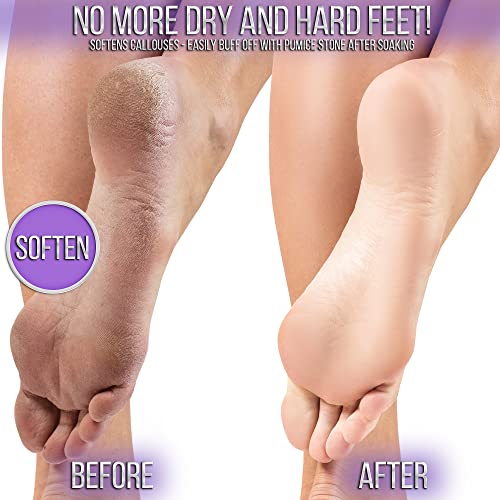 Lavender Jelly Pedicure Foot Soak Set (3 Pack) - Hydrating Spa Foot Gel