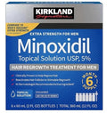 Kirkland Minoxidil 5% Men's Hair Regrowth Treatment 6 Mo