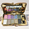 Glitter Eyeshadow Palette 10 Colors Shimmer Waterproof
