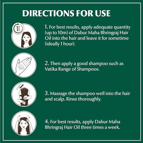 Mahabhringraj Herbal Ayurvedic Hair Oil for Scalp & Hair Nourishment - 200ML