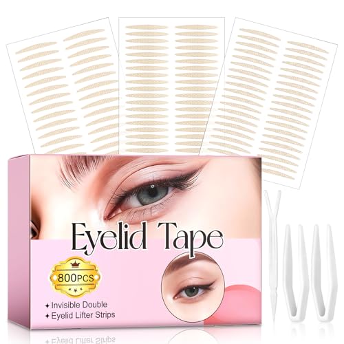 Double Eyelid Tape for Hooded Eyes, Waterproof Invisible Lift
