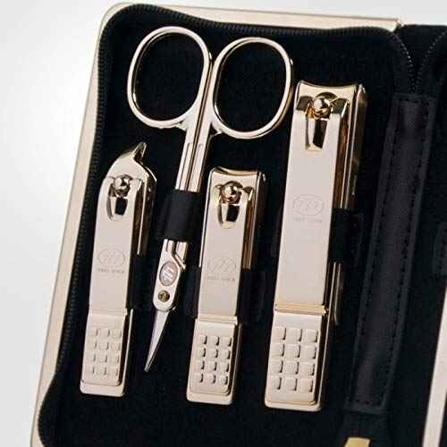 Korean Nail Clipper! World No. 1. Three Seven (777) Premium Quality Gift Travel Manicure Grooming Kit Nail Clipper Set Made in Korea, Since 1975 (940RG)