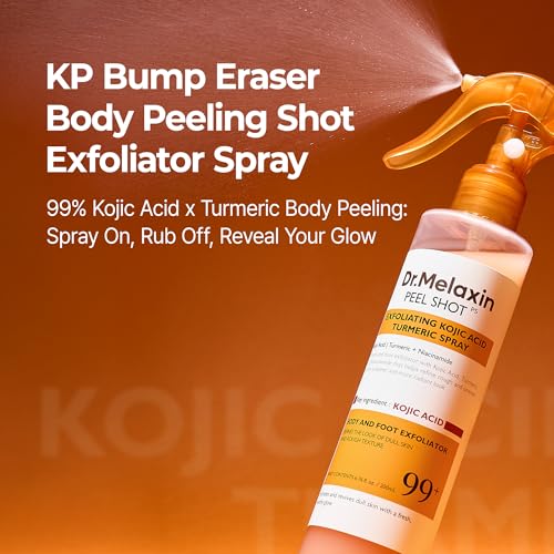 Dr.Melaxin Kojic Acid Turmeric Body Exfoliator Spray 6.76oz