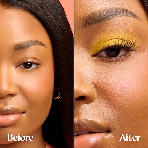 eLASHtic¢â Lashes, Half Lashes, Strip Eyelashes, Natural Wispy Lashes, Fake Eyelashes, Elastic Lash Band, Flared & Natural Volume (Lover) Half Lash