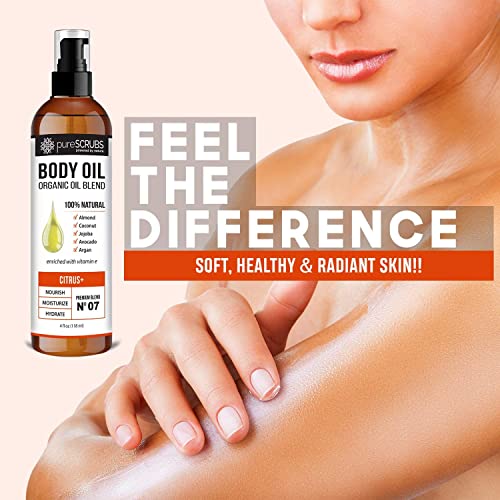 pureSCRUBS Citrus Body Scrub + Citrus Body Oil Bundle