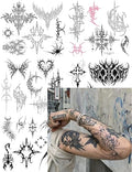 Cybersigilism Y2K Temporary Tattoos - 5 Sheets Edgy Gothic Designs