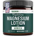 Nighttime Magnesium Lotion with Arnica ? Soothing Relief & Relaxation, Highly Concentrated Magnesium for Muscles & Joints ? Apply to Legs or Feet Before Bed ? Skin-Friendly