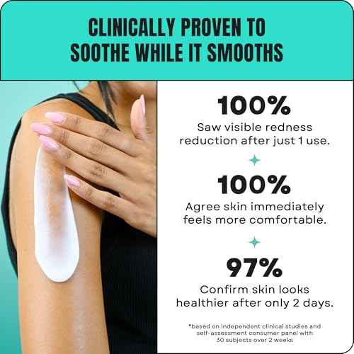 AmLactin Calm & Renew Lotion - Therapeutic Body and Face Moisturizer for Sensitive Skin - No-Scrub Exfoliator and Body Lotion for Dry Skin with Lactic Acid AHA and Soothing Ginger Root, 14.1 oz