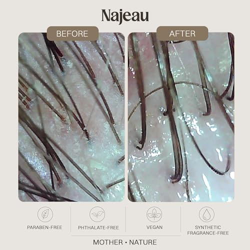 Najeau Nourishing Shampoo for All Hair Types with Aloe & Oat Amino Acids