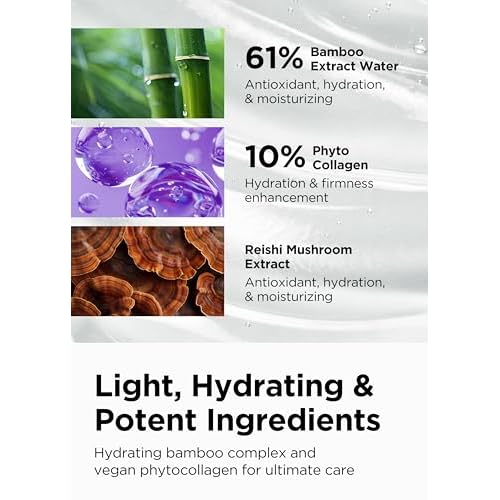 bewants Instant Eye Bag Remover for Puffiness, Serum Roller for Dark Circles and Puffiness, Under Eye Treatment with Bamboo Water, Vegan Collagen (1 Pack)