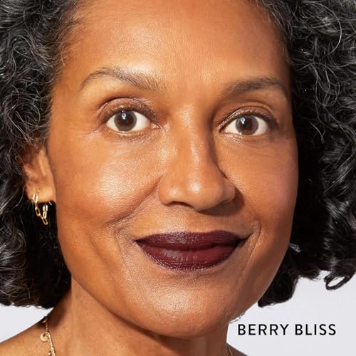 Laura Geller New York Modern Classic Berry Bliss Lipstick - Full Coverage Cream, Long-Lasting & Hydrating