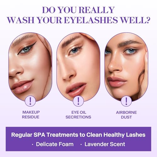 Lavender Lash Shampoo Foam Cleanser 60ml