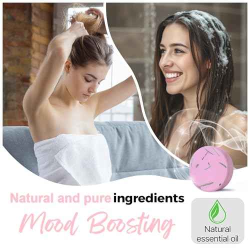 Shower Steamers Aromatherapy Travel Essentials for Women- SWCANDY 8 Pcs Bath Bombs Birthday Gifts for Men, Sister, Shower Bombs Stocking Stuffers Christmas Gifts Fruity