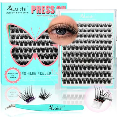 Self-Adhesive Lash Clusters Kit - 120pcs No Glue Eyelashes