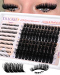 Thick Lash Clusters 12-22mm Volume Eyelash Extensions 220Pcs