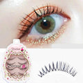 Natural Volume False Eyelashes - Ultra Light Clear Band, 4 Pairs
