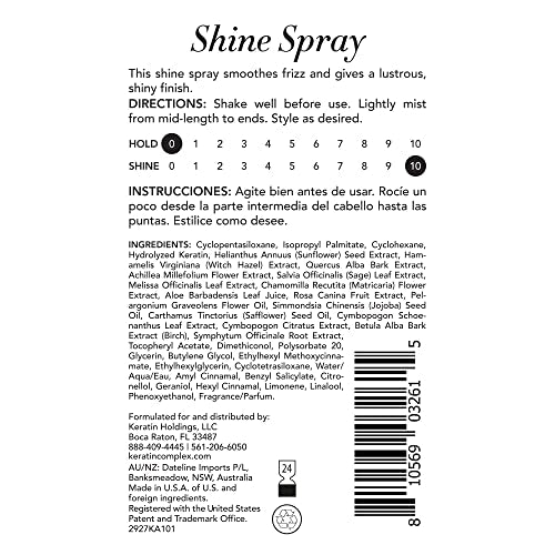Keratin Complex - Shine Spray - 3 fl oz
